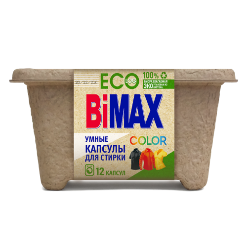 BIMAX капсулы д/стирки color 12шт